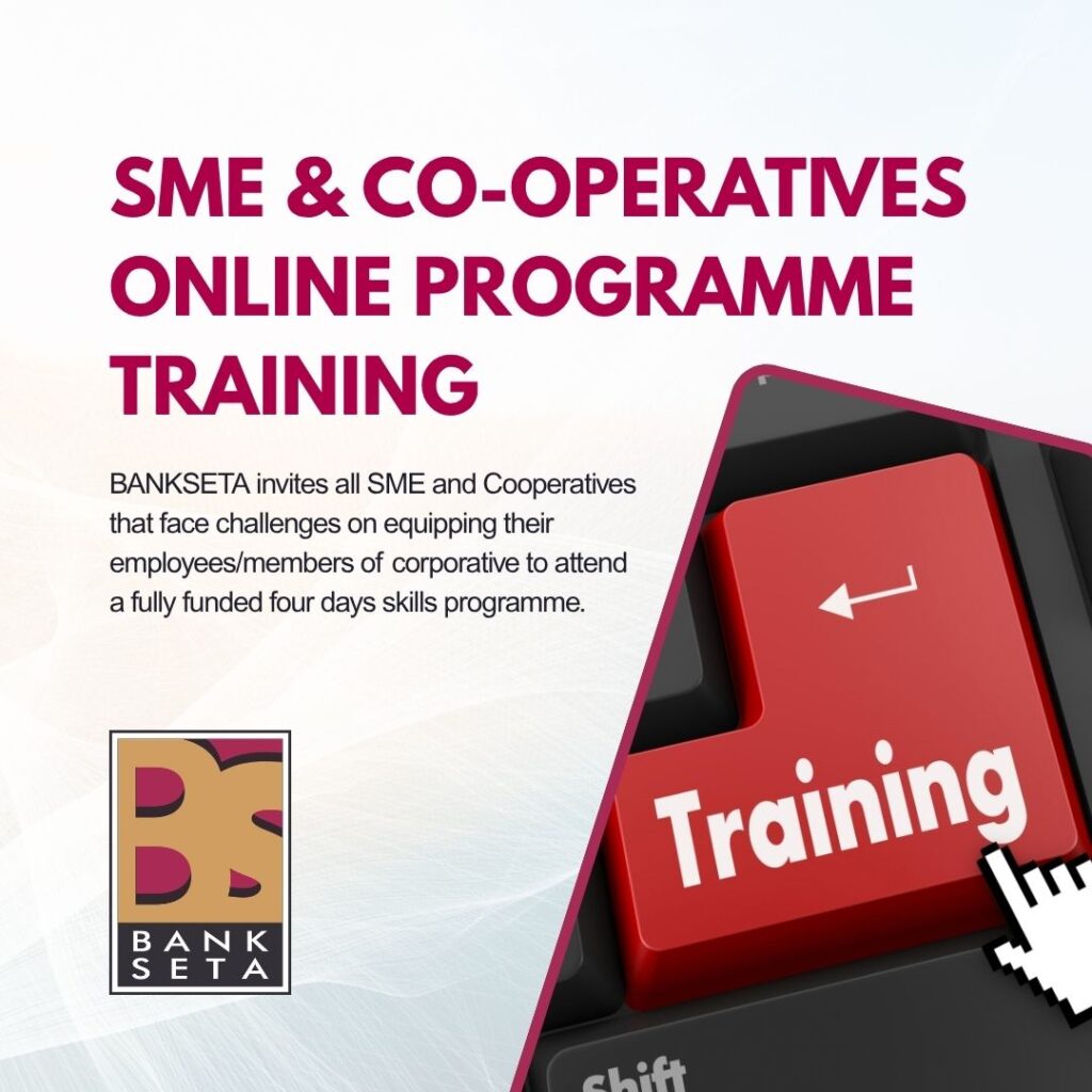 SME & CO-OPERATIVES ONLINE PROGRAMME TRAINING